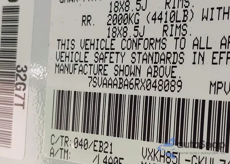 2024 Toyota Sequoia Trd Pro z USA, uszkodzony, nr VIN 7SVAAABA6RX048089